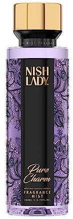 Nishlady Pure Charm Body Mist Spray 260 ml - Brume Corporelle Parfumée