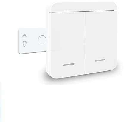 Tedeligo Set di interruttori della luce wireless, AC 220 V 230 V, relè di commutazione mobile, ricevitore RF, 433 MHz, trasmettitore radio, portata di controllo 100 metri per illuminazione (2