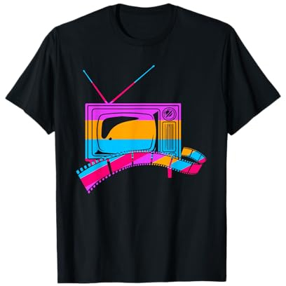 Grabadora de película Retro Era Film Tape Vintage Televisión Camiseta