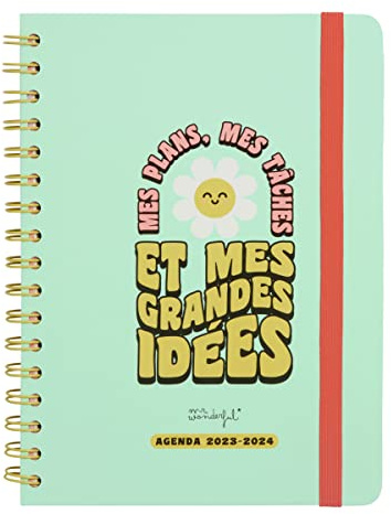 Mr.Wonderful – Agenda Teen 2023 – 2024 Wochenkalender – Meine Pläne, Meine Aufgaben und Meine großen Ideen