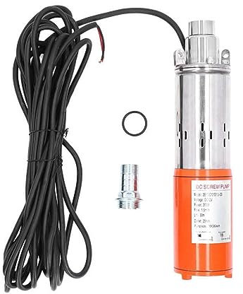 water pump submersible DC Screw Pump Deep Well Solar Submersible High Pressure 12V 30meter High Lift Solar Water Pump For Home, Ships, Livestock, Farm, Fishing Boats, Fish Ponds, Agricultural Irrigati