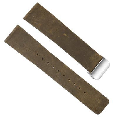 PEtbon 18/19/20/21/22mm Faltschließe Wildleder Rindsleder Uhrenarmband, hautfreundliches Uhrenband aus erstklassigem Oberleder Rindsleder mit Schnellwechsel-Federstift