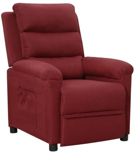 LIANGDONFC Sofa Stuhl Boss Chair、Sofa StuhlRelaxsessel Weinrot StoffDie meisten der geschäftlichen Familie Gelegenheiten der Ruhe braucht