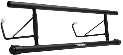 GORNATION Pull-up Bar for Door Frames, Foldable and Space-Saving, Perfect for Pull-Ups, Ideal for your Home Gym, Calisthenics, Pull-Uups and Home Workouts (Black, Hook-it)