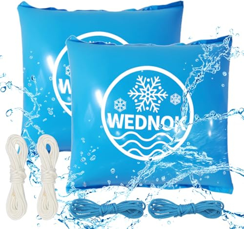 WEDNOK 2 STK Winter Poolkissen Pool Luftkissen 1,2M Winterfest Pool Kissen