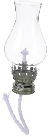 TOPPERFUN Petroliumlampe Glaszylinder Ersatz Für Sturmlaterne Vintage-Design Laternenglasersatz Klarglaslampenzylinder Öllampenhalter Zubehör