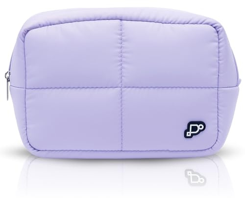 Pakana® Neceser Compacto para Maleta – Neceser Mujer - Neceser Viaje - Estuche Multifunción para Maquillaje, Oficina o Bolso – Diseño Minimalista y Compacto - Regalo Elegante para Mujer (Lila)