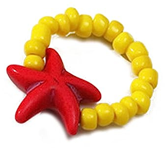 Handgefertigte Perlenringe, bunte Reisperlen, stapelbar, Seesternperlen, Perlenring, Schmuck, Geschenk, stapelbar