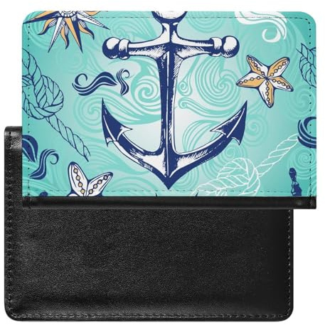 NYKVTG Reisepasshülle Segeln Reisepass Tasche Reise Gadget Impfpass Hülle Für Damen Herren
