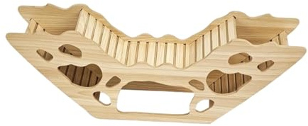 MagiDeal Maison Hamster, Maison en Bois pour Hamster, Cabane Cochon d'Inde, Maison et Habitat pour Hamster, Cachette pour Petit Animal de Compagnie, Accessoire de Cage pour Rongeurs, Style D