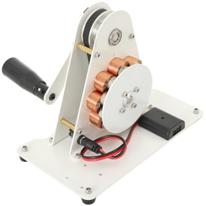 Handkurbel Generator Manuell Stromgenerator 50W, Notstromaggregat Stromversorgung Für Outdoor Camping Reisen Stromausfälle im Haushalt,5V Ausgangsspannung USB Notfall Ladegerät 12V Dynamo
