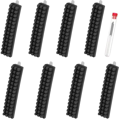 DAOKAI Spazzola per ugello, spazzola in silicone per ugello Bambu Lab A1, spazzola in silicone per estremità calda, kit di strumenti di pulizia con tergicristallo montato su stampante 3D, 8 pezzi