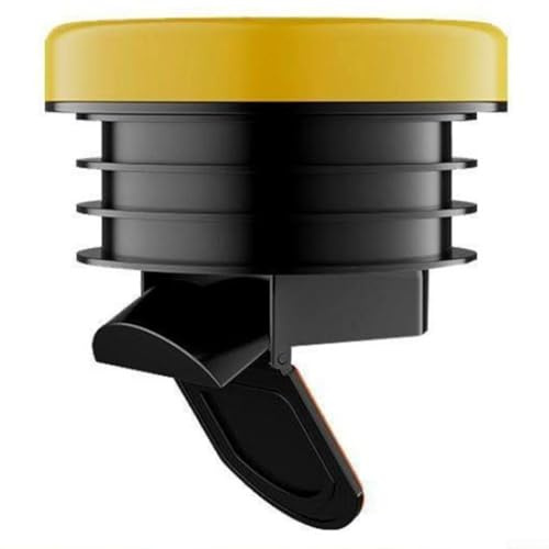 Anillo de sellado de brida de inodoro, junta de brida a prueba de olores engrosada anti reflujo prevención de fugas WC accesorio de fontanería (negro)