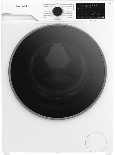 Fabric Care HBCA 103 CARE UK 10kg 1400 Spin Washing Machine – White, A Rated, Anti-Stain, Rapid Wash, Steam Hygiene Cycle, Energy Efficient, Large Capacity Laundry Appliance