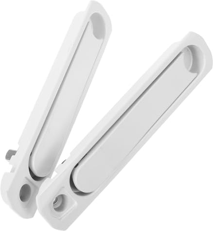 Toddmomy Manillas Invisibles para Puertas Correderas y Ventanas de Cristal Tiradores Ocultos de Aleación de Zinc Color Modelo B sin Llave 2 Piezas para Balcón Cocina y