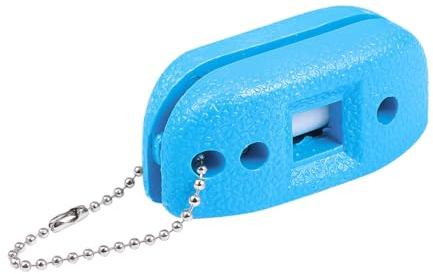 Healeved Affilatrice Portatile per Pattini da Ghiaccio a Nucleo Singolo Regolabile Borsa e Corda, Strumento per Manutenzione Lame Hockey e Pattinaggio Artistico, Riparazione Colore Casuale