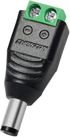 CHANZON 10 pz 12 V DC Jack di Alimentazione Maschio Connettore 5.5 mm x 2.1 mm Spina cilindrica per CCTV Telecamera di Sicurezza Cavo Adattatore Filo