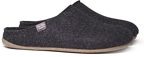 Zapatilla tipo zueco para hombre en fieltro reciclado - NEO-FR - NEGRE - 42