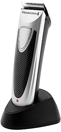 Remington Tagliacapelli HC4110 (lame autoaffilanti in acciaio inox, 8 pettini da 3 a 30 mm + custodia, mantello da parrucchiere e altri accessori, funzionamento a rete/batteria, indicatore LED)