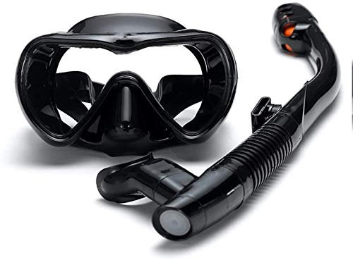BONOOL Tauchmaske, großer Rahmen, Taucherbrille, voll atmend, beschlagfrei, Schwimmbrille, Maske, Vollgesichts-Schnorchelmaske