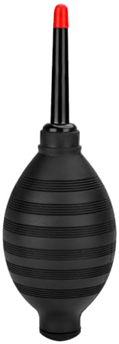 SOLUSTRE Lens Cleaning air Blower dust air Remover Compressed Rubble Blower air Blower Rocket Blower dust Blower Eyelashes Extension Cleaners car Squeeze Ball Silica Gel