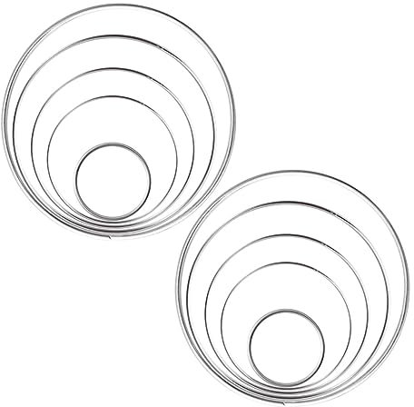 Metall Traumfängerring Rund Silber 10 Stück für Handarbeit