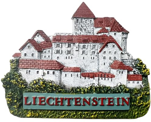 Liechtenstein, magnete da frigorifero 3D, souvenir da viaggio, decorazione magnetica per frigorifero, collezione artigianale