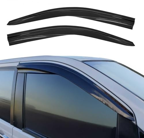 2X Windabweiser Regenabweiser kompatibel mit Mercedes Vito Viano W639 2003-2014 Dunkel