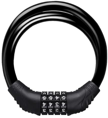 Fahrradschloss Fahrrad-Kombinationsschloss, Diebstahlschutz, tragbare Sicherheit, Stahlkette, MTB-Fahrrad, Passwortschloss, Motorrad-Passwort, universell Fahrradschloss Hohe Sicherheit(N-DCS-0201)