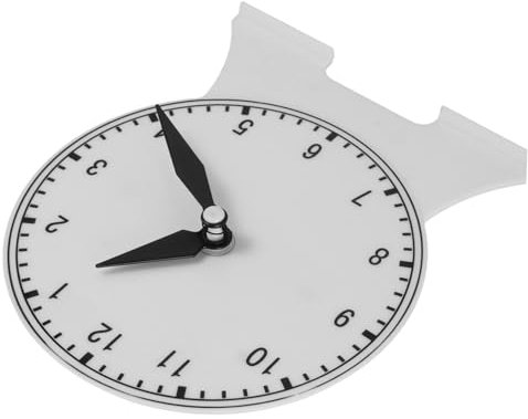 HONMEET Reloj De Manecillas para Aprender a Leer Φ120 Decoración De Escritorio