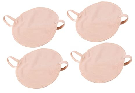 WOONEKY Achselschweißpads Schweißabsorbierend und Bequem aus Baumwolle 2 Paar Ergonomisch Geformt Effektiver Schutz gegen Schwitzen im Sommer für T-shirts und Blusen