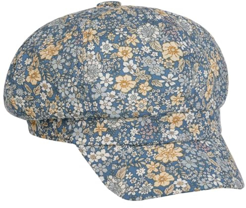 Lipodo Casquette Gavroche Millefleurs Allover Femme/Enfant - pour Femme avec Etiquette Newsboy Visiere Printemps-ete Ete
