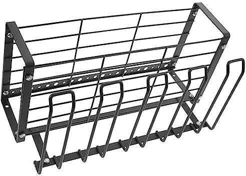 Alipis Tool Storage Rack Power Tool Organizer Garage Wall Mount Drill Holder for Cordless Drill Screwdriver Wrench