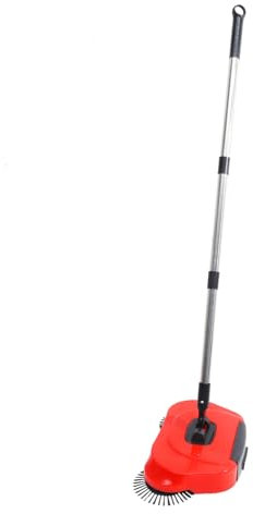 VICASKY Hand Push Sweeper Broom Dustpan Soft Mop Head Speed Mop Duster Carpet Sweeper for Home Cleaning