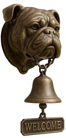 Hund Türklingel - Dekorative Willkommen Glocke Aus Harz, Kreativer Tier-Klingelton Für Eingang/Garten/Geschäft, Geschenk Für Hundeliebhaber, Haustür-Accessoire