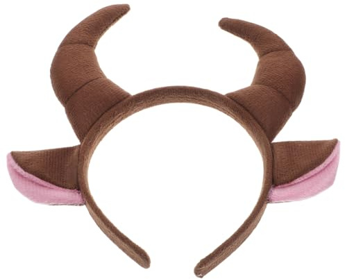FRCOLOR Ochsenhorn Stirnband Kinder Cosplay Haarband Leicht Sicherer Halt Kostüm Zubehör für Halloween Maskenball Geburtstagsfeier