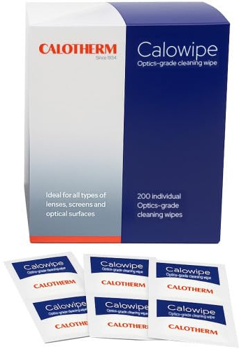 Calowipes Lens Wipes – 200 Individually Wrapped Lens & Screen Wipes for Spectacles, Phone, Laptop, Camera & Tablet – Streak-Free Optical Cleaning Tissues – Plastic-Free Eco Friendly Travel Wipes