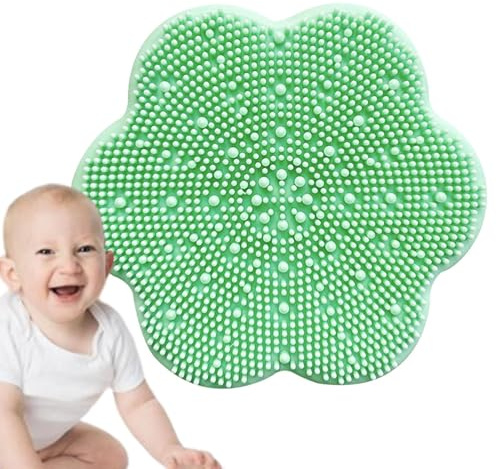 Cradle Cap Brush - Massaggiatore per cuoio capelluto morbido spazzola per | shampoo - Succhietto per la pelle Bath Silicone B'Rush, Pulisci il corpo, usa come spazzola per capelli, massaggia il