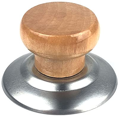 Anawakia Lot de 1 bouton de rechange universel pour couvercle de casserole de cuisine en bois