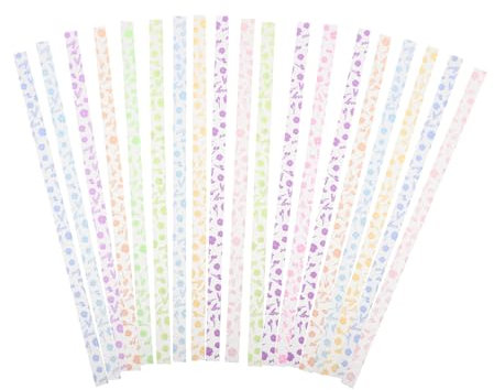STOBOK 630stücke Teiliges Faltbares Bastelpapier Bunte Origami Sternstreifen Für Diy Papiersterne Langlebige Handgefertigte Fünfzack-sterne Zum Basteln Mit Kindern Und Dekorieren