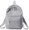 Leichter Rucksack Damen für Schule Mädchen Tagesrucksack Rucksack Damen Cord Cityrucksack Teenager Freizeit Schulrucksack für Daypack Universität Reisen Picknick (Grau)
