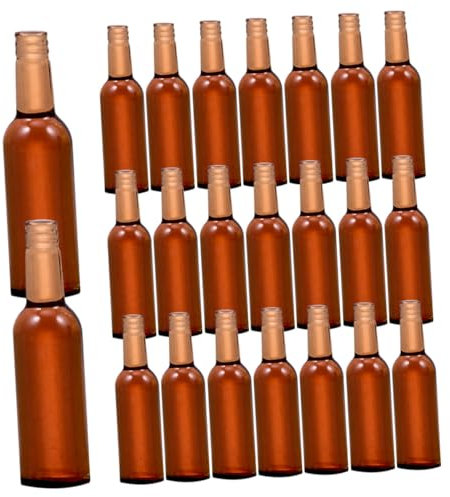 VICASKY 24stücke Miniatur Bierflaschen Und Weinflaschen Für Detaillierte Resin-Flaschen Für Kreative Dekorationen Und Rollenspiele
