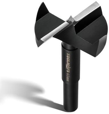 TOOLMAYS Forstnerbohrer 45mm | Länge 90 mm Astlochbohrer für Holz, Professioneller Holzbohrer