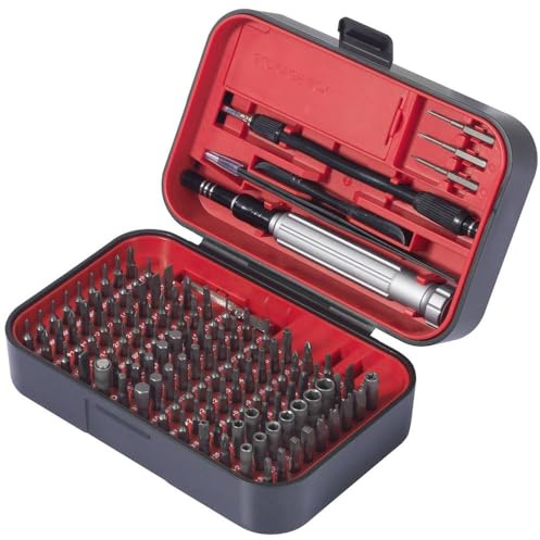 TOOLCRAFT TO-9407052 Bit-Set 150teilig Kreuzschlitz Phillips, Kreuzschlitz Pozidriv, Außen-Sechskant, Sechskant, Tri-Wi