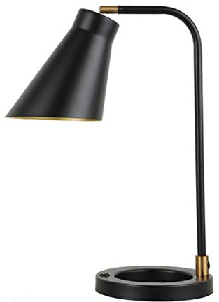SSNCcNC E27 Clásico Negro Lámpara de mesa Sencillo Moderno Oficina Para estudiar Habitación Luz para leer Retro hierro Lámpara de aprendizaje Lámparas de escritorio Luz de trabajo