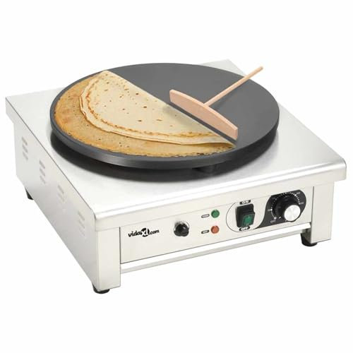 Juroupi Crepera con Bandeja extraíble 40 cm 3000 W termostato Integrado