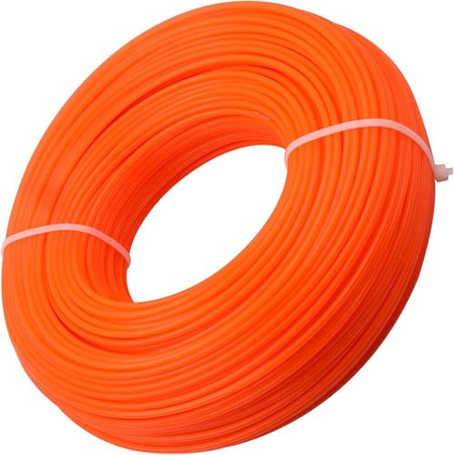 Yangor Strimmer Line, Round Cord 2.0 mm x 100 m, Universal Nylon Trimmer Line for Garden Strimmer Petrol Strimmers Grass Trimmer