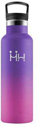 Isolerad vattenflaska för barn, 500 ml, vattenflaska i rostfritt stål, vattentät och återanvändbar, vattenflaskor med sugrör, BPA-fri, vattenflaska för resor, skola, barn, vuxna, sport, camping, gym