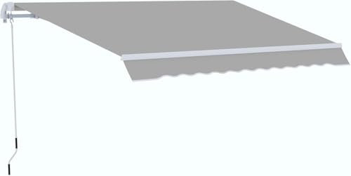 Store Banne Manuel Rétractable,Store Banne Manuel Rétractable Résistant avec manivelle,pour Terrasse, Balcon, Jardin,2×1.5m