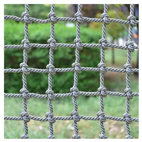 YFQHZDS Kletternetz Für LKW-Anhänger, Seilleiter Für Klettern, Sicherheitsnetz Für Spielplatzklettern, Hindernisparcours Für Erwachsene,2 * 4m(6.6 * 13ft)